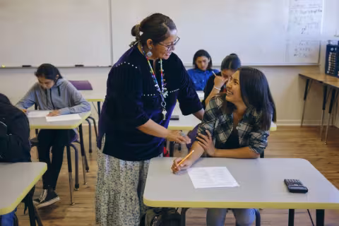 Screenshot of OIE Navajo Preparedness School video